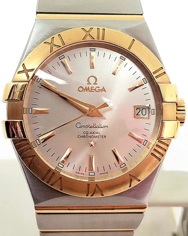 Omega Constellation 35MM Silver Dial Two-Tone Bracelet (123.20.35.20.02.002)