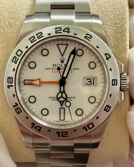 2020 Rolex Explorer II "Polar" 42MM White Dial Oyster Bracelet (216570)