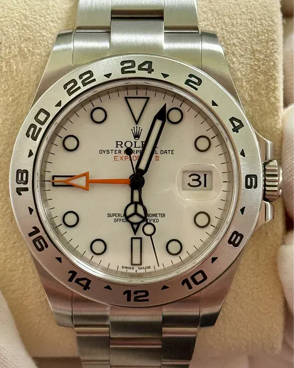 2020 Rolex Explorer II "Polar" 42MM White Dial Oyster Bracelet (216570)