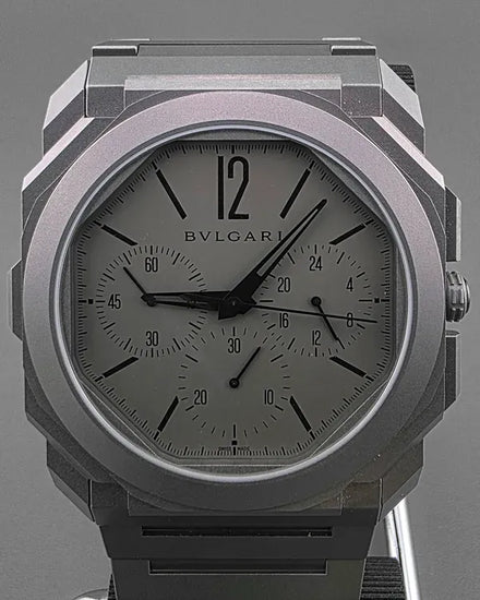 Bvlgari Octo Finissimo 42MM Grey Dial Titanium Bracelet (103068)