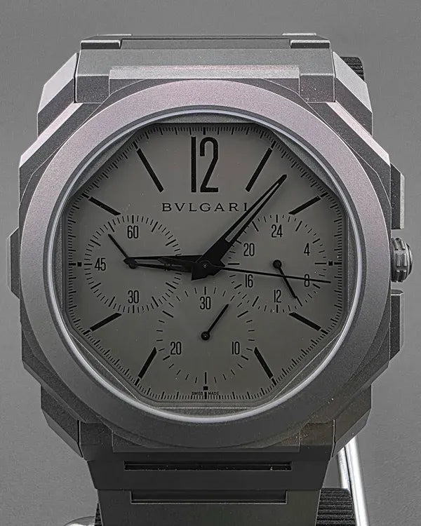 Bvlgari Octo Finissimo 42MM Grey Dial Titanium Bracelet (BGO42TXTCHGMT/103068)