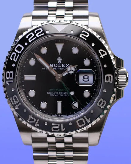 2025 Rolex GMT-Master II "Bruce Wayne" 40MM Black Dial Jubilee Bracelet (126710GRNR)