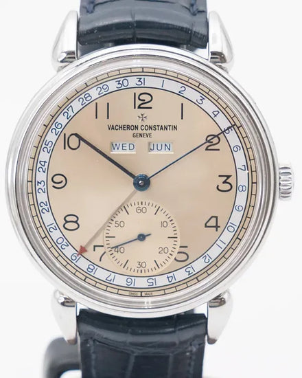 2022 Vacheron Constantin Historiques 40MM Champagne Dial Leather Strap (3110V/000A-B426)