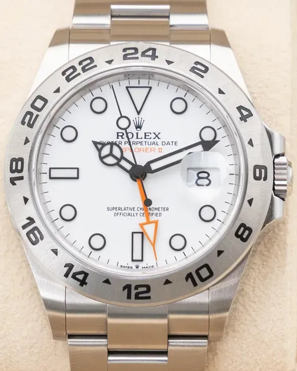 2022 Rolex Explorer II "Polar" 42MM White Dial Oyster Bracelet (226570)