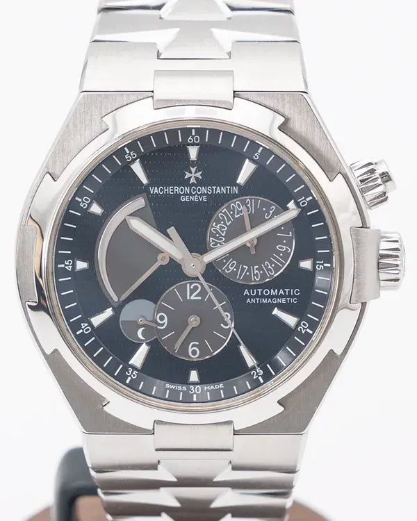 2015 Vacheron Constantin Overseas Dual Time 42MM Black Dial Steel Bracelet (47450/B01A-9227)