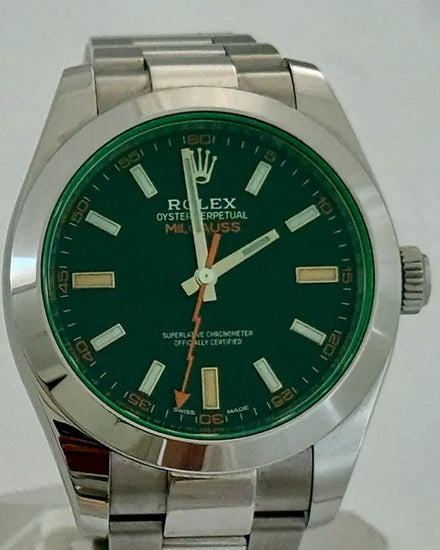 2021 Rolex Milgauss 40MM Black Dial Oyster Bracelet (116400GV)