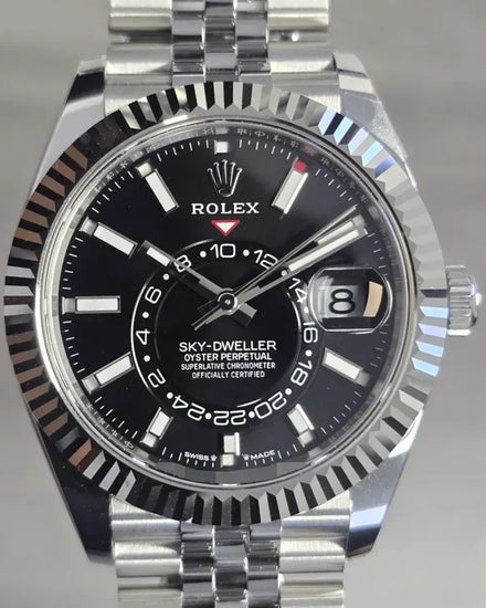 2024 Rolex Sky-Dweller 42MM Black Dial Jubilee Bracelet (336934)