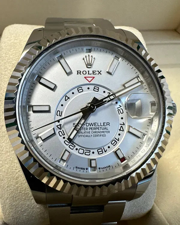 2024 Rolex Sky-Dweller 42MM White Dial Jubilee Bracelet (336934)