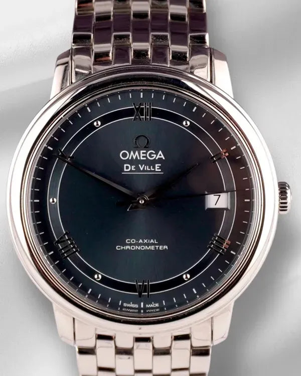 2024 Omega De Ville Prestige 36.8MM Blue Dial Steel Bracelet (424.10.37.20.03.003)
