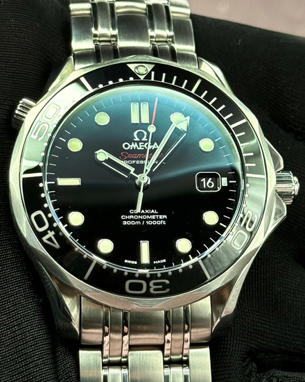 2020 Omega Seamaster Diver 300M 41MM Black Dial Steel Bracelet (212.30.41.20.01.003)