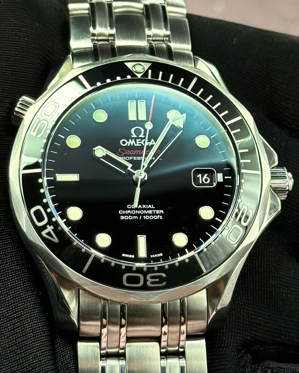 2020 Omega Seamaster Diver 300M 41MM Black Dial Steel Bracelet (212.30.41.20.01.003)