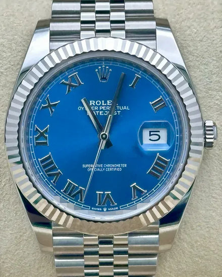 2025 Rolex Datejust 41MM Blue Dial Jubilee Bracelet (126334)