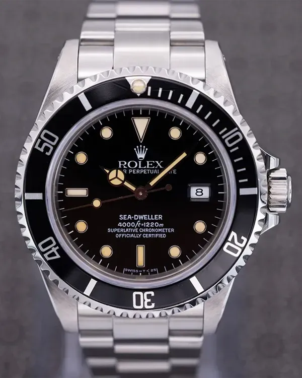 1993 Rolex Sea-Dweller 40MM Black Dial Oyster Bracelet (16600)
