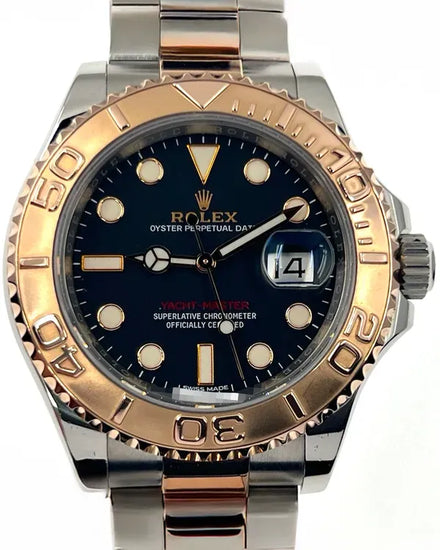 2019 Rolex Yacht-Master 40MM Black Dial Two-Tone Oyster Bracelet (116621)