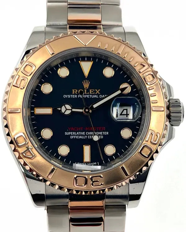 2019 Rolex Yacht-Master 40MM Black Dial Two-Tone Oyster Bracelet (116621)