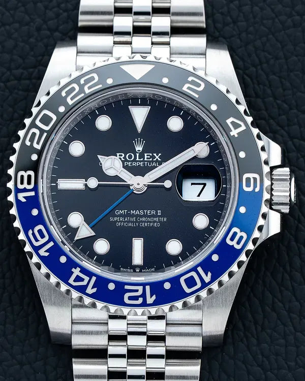 2019 Rolex GMT-Master II "Batgirl" 40MM Black Dial Jubilee Bracelet (126710BLNR)
