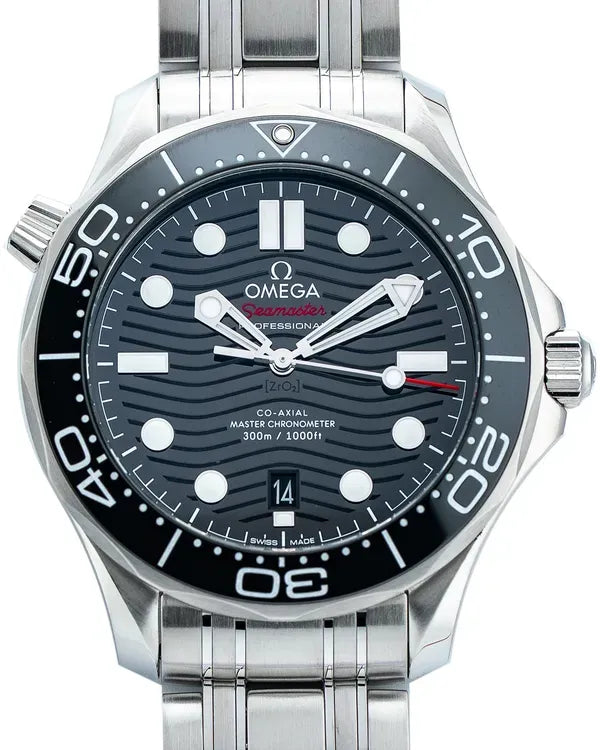 2019 Omega Seamaster Diver 300M 42MM Black Dial Steel Bracelet (210.30.42.20.01.001)