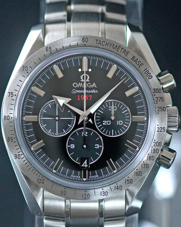 2019 Omega Speedmaster Broad Arrow 42MM Black Dial Steel Bracelet (321.10.42.50.01.001)