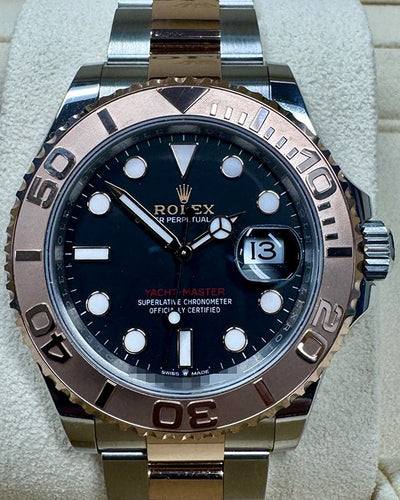 2024 Rolex Yacht-Master 40MM Black Dial Two-Tone Oyster Bracelet (126621)