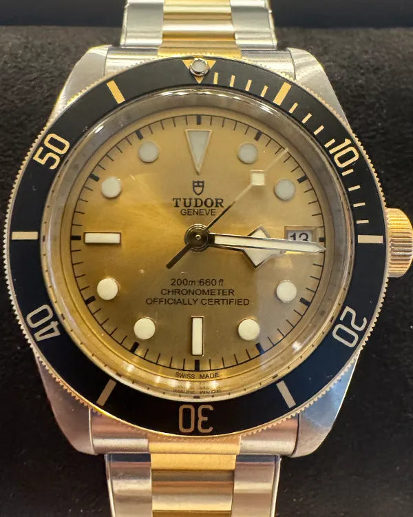 2024 Tudor Black Bay 41MM Gold Dial Two-Tone Bracelet (79733N)