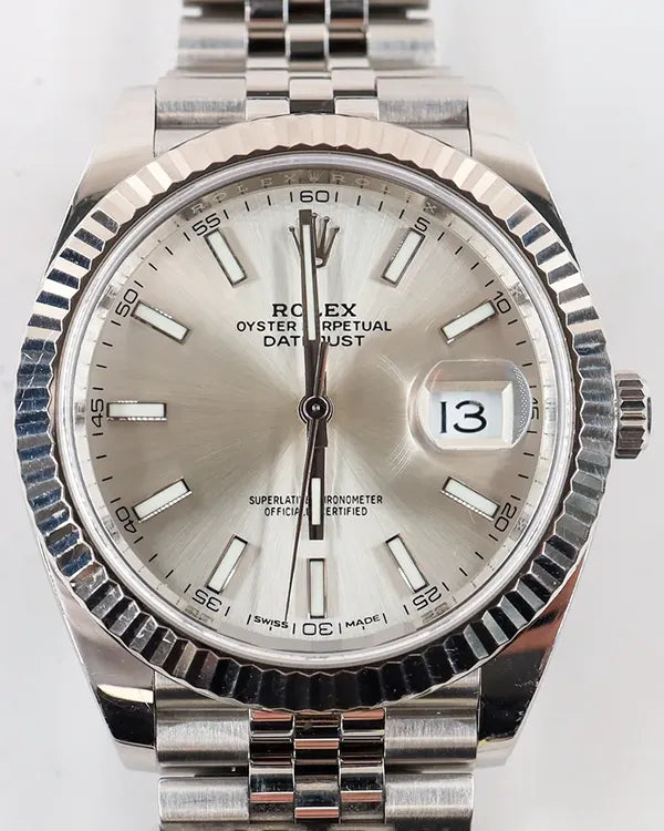 Rolex Datejust 41MM Silver Dial Jubilee Bracelet (126334)