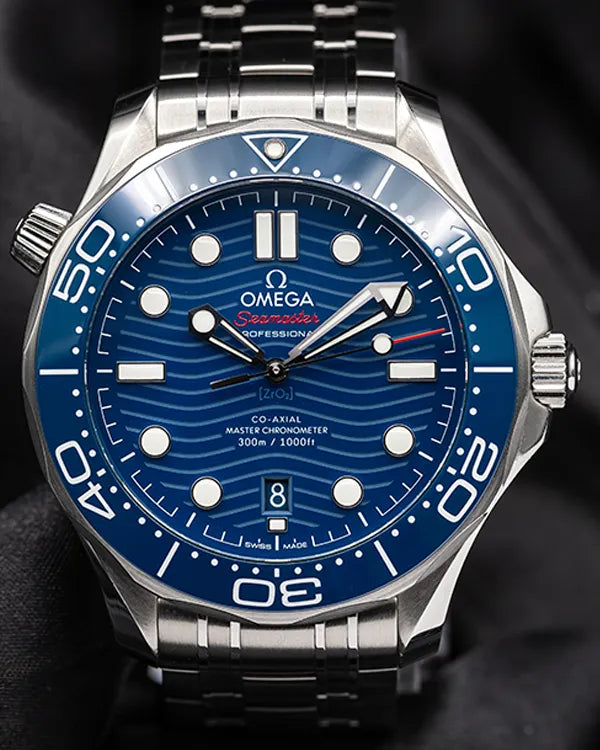 Omega Seamaster Diver 300M 42MM Blue Dial Steel Bracelet (210.30.42.20.03.001)