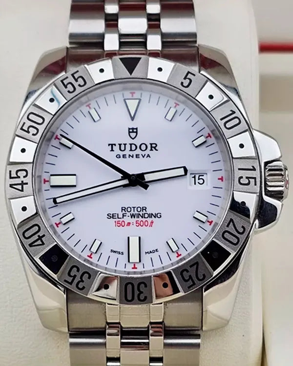 2012 Rare Tudor Hydronaut 41MM Silver Dial Steel Bracelet (20020)