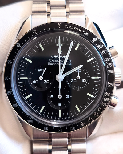 2022 Omega Speedmaster Professional Moonwatch 42MM Black Dial Steel Bracelet (310.30.42.50.01.002)