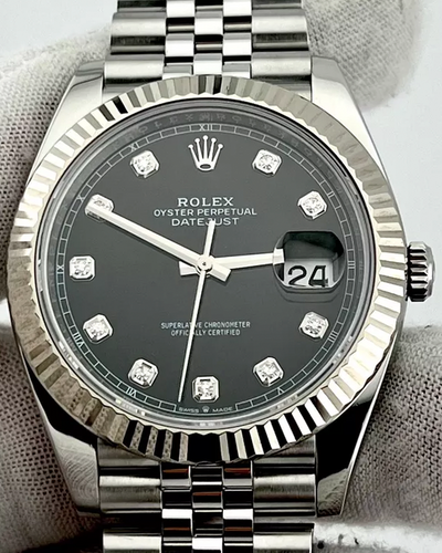 2023 Rolex Datejust 41MM Black Dial Jubilee Bracelet (126334)