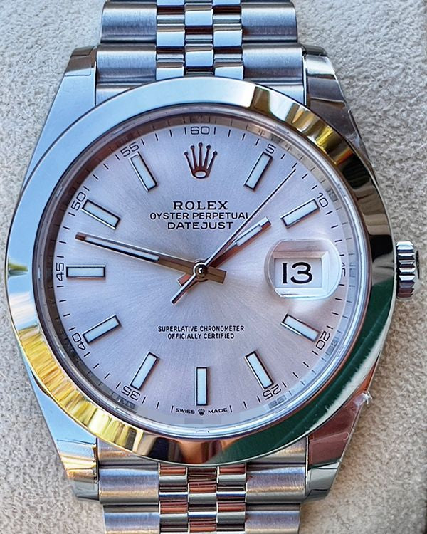 2025 Rolex Datejust 41MM Silver Dial Jubilee Bracelet (126300)