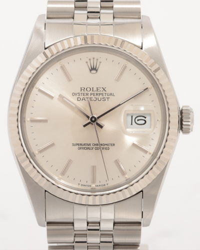 Rolex Datejust 36MM Silver Dial Jubilee Bracelet (1601)