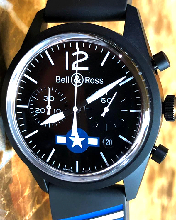 2021 Bell & Ross BR V1 "Insignia" 41MM Black Dial Rubber Strap (BRV126-94-SC)