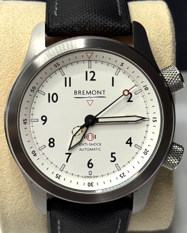 2023 Bremont MB 43MM White Dial Textile Strap (MBII-SS-WH-C-O-P-11R)