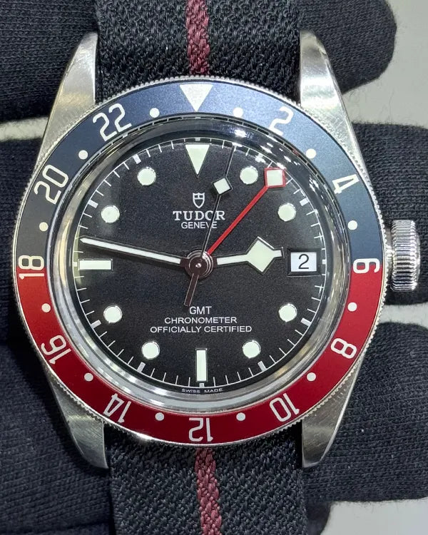 2023 Tudor Black Bay GMT "Pepsi" 41MM Black Dial Textile Strap (79830RB)