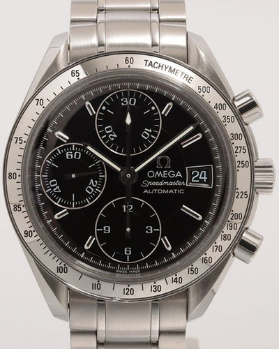 Omega Speedmaster Date 39MM Black Dial Steel Bracelet (3513.50.00)