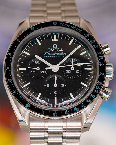 Omega Speedmaster Professional Moonwatch 42MM Black Dial Steel Bracelet (310.30.42.50.01.001)