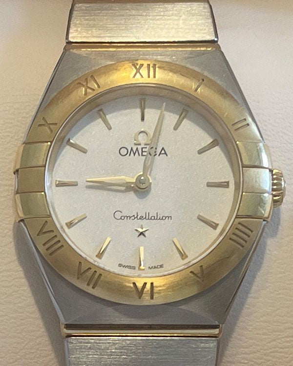 No Reserve - 2023 Omega Constellation Manhattan 25MM Silver Dial Two-Tone Bracelet (13120256002002)