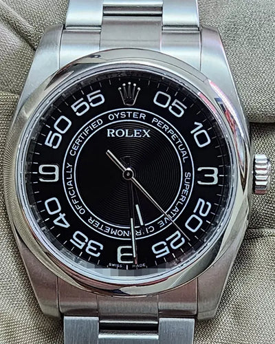 Rolex Oyster Perpetual 36MM Black Dial Oyster Bracelet (116000)