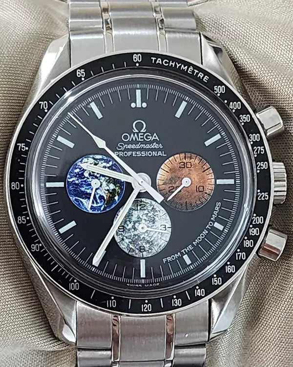 Omega Speedmaster "From Moon to Mars" 42MM Black Dial Steel Bracelet (3577.50.00)