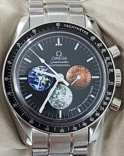 Omega Speedmaster Professional Moonwatch "From Moon to Mars" 42MM Black Dial Steel Bracelet (3577.50.00)