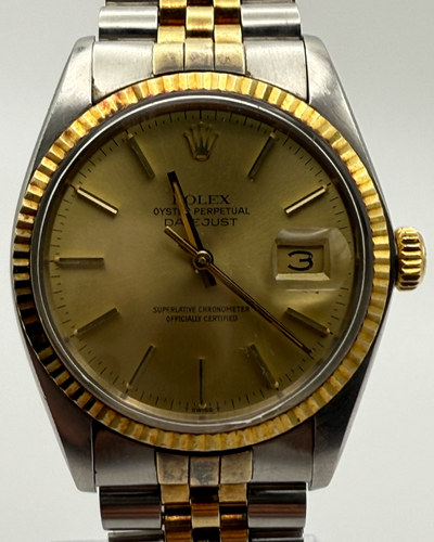 1979 Rolex Datejust 36MM Champagne Dial Two-Tone Jubilee Bracelet (16013)