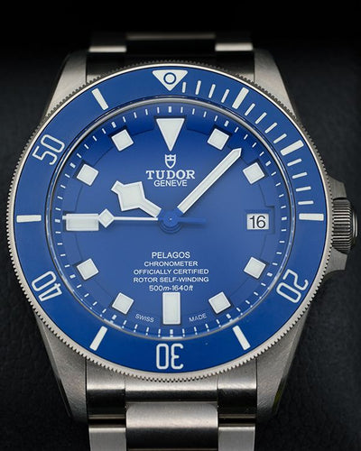 Tudor Pelagos 42MM Blue Dial Titanium Bracelet (25600TB)