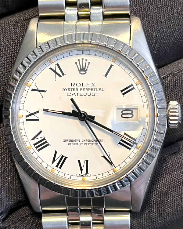 Rolex Datejust 36MM White Dial Jubilee Bracelet (16030)