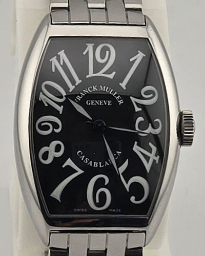 Franck Muller Casablanca Sunset 45MM Black Dial Steel Bracelet (5850)