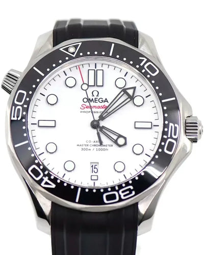 2022 Omega Seamaster Diver 300M 42MM White Dial Rubber Strap (210.32.42.20.04.001)