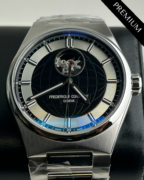 Frederique Constant Highlife "Japan Exclusive" L.E. 41MM Black Dial Steel Bracelet (FC-310BS4NH6B)