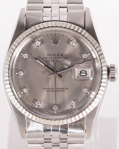 Rolex Datejust 36MM Silver Dial Jubilee Bracelet (16014)