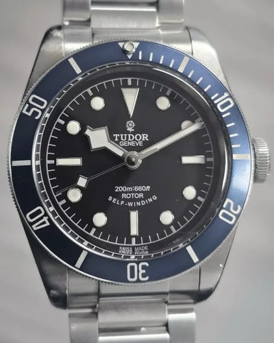 2016 Tudor Black Bay Heritage "Smiley" 41MM Black Dial Steel Bracelet (79220B)