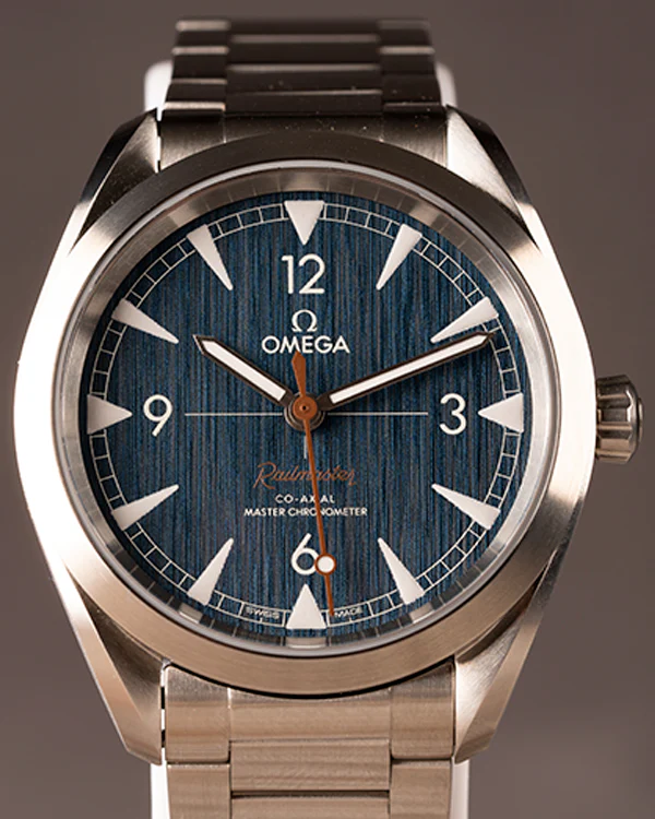 Omega Railmaster 40MM Blue Dial Steel Bracelet (220.10.40.20.03.001)