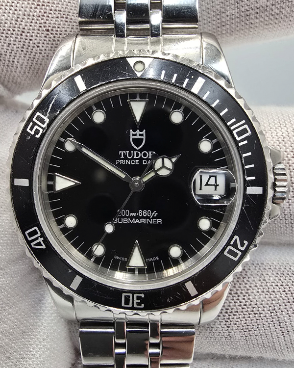 Tudor Submariner 36MM Black Dial Steel Bracelet (75190)